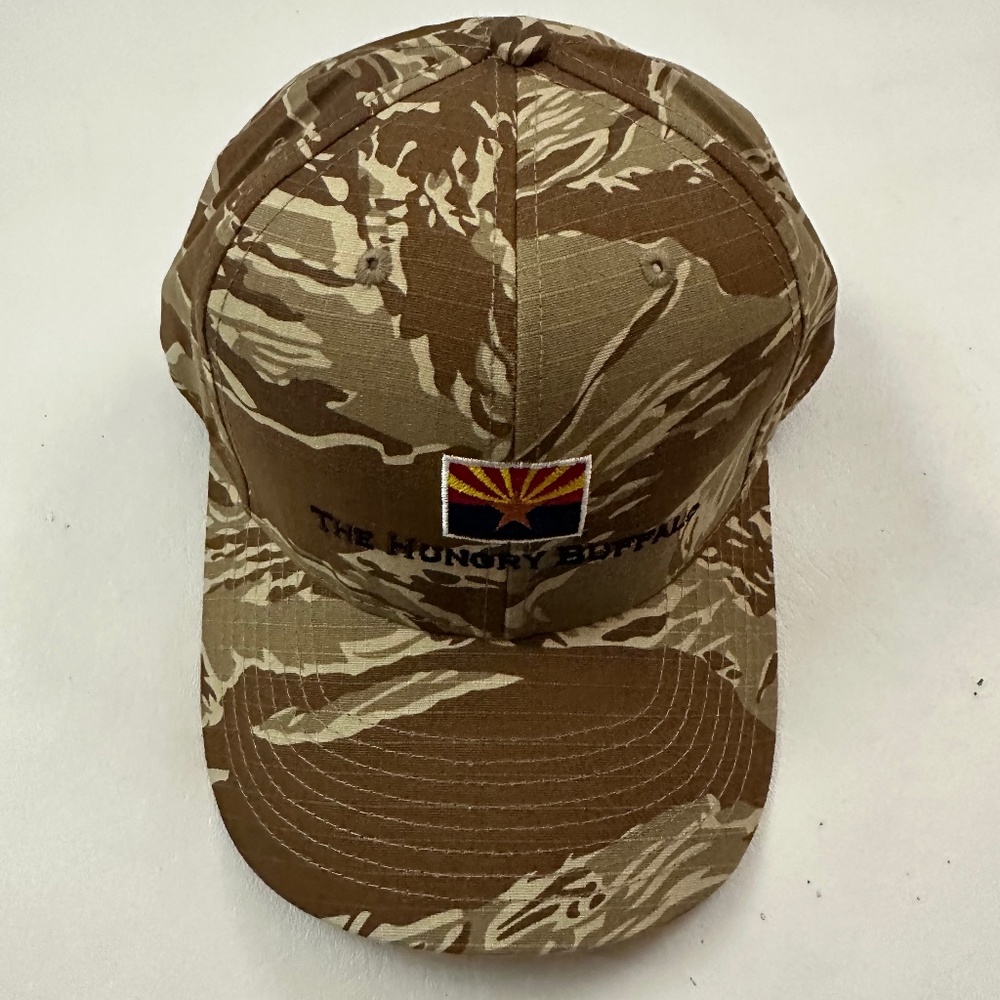 New The Hungry Buffalo Como Brown Snapback Hat Ohe Size